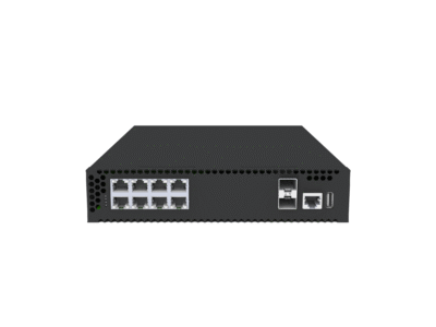 8-Port 2.5GbE RJ45,  2x10GbE SFP+ PoE++ L2/3 Access Switch, Enterprise SONiC Preloaded, MLAG/VXLAN Support