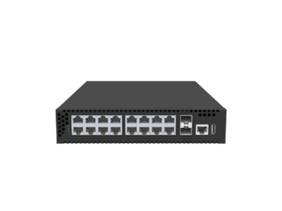 16 Port 1G RJ45 POE+@150W L2 and L3 Switch, 2x10Gb SFP+ Uplinks, Enterprise SONiC