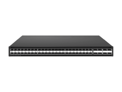 48-Port 25GbE SFP28, 8-Port 100GbE/40GbE QSFP28 L3 Core/Aggregation Switch, Enterprise SONiC Preloaed, MLAG/VXLAN/PTP Support